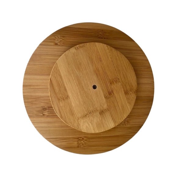 🌸4/$50🌸 Two-Tier Bamboo Lazy Susan Turntable - Picture 3 of 6